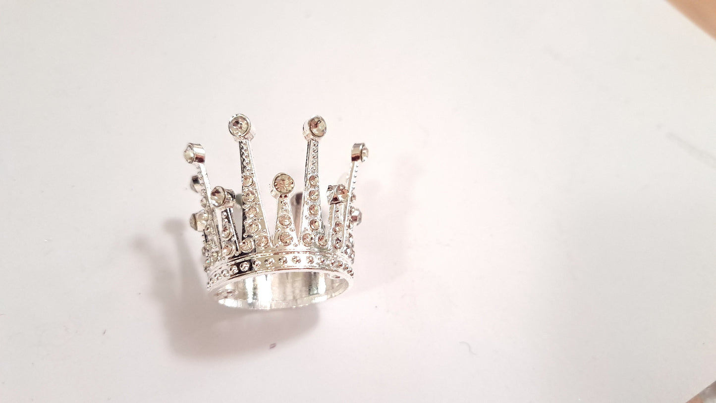 Coronita argintie - 3cm - model 3