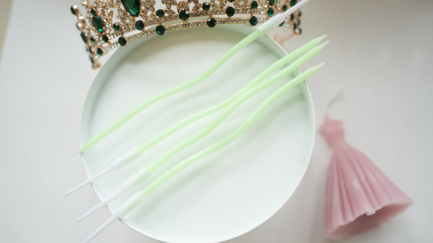 Lumanare - Ondulata - Verde