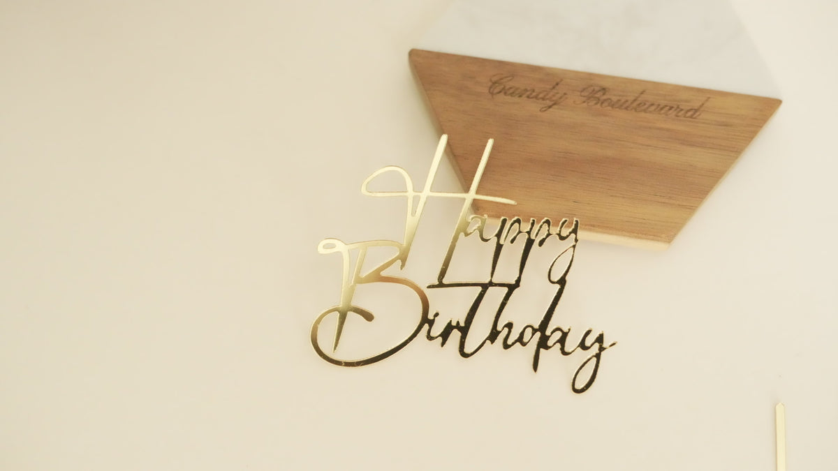Happy Birthday - caligrafic 2