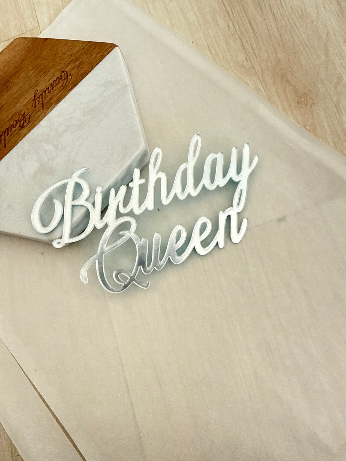 Birthday Queen - argintiu curl 2