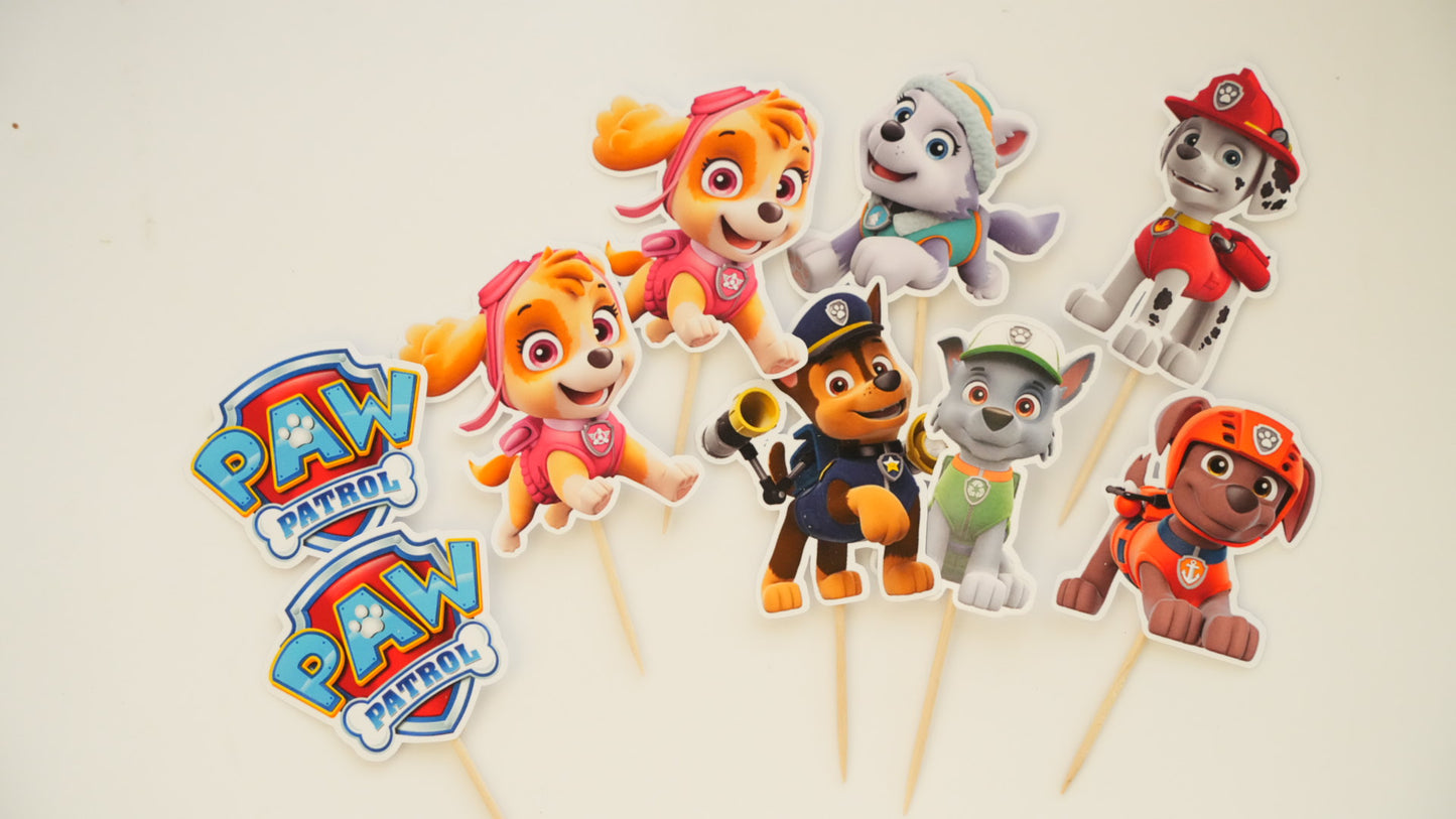 Mini toppere - Paw Patrol