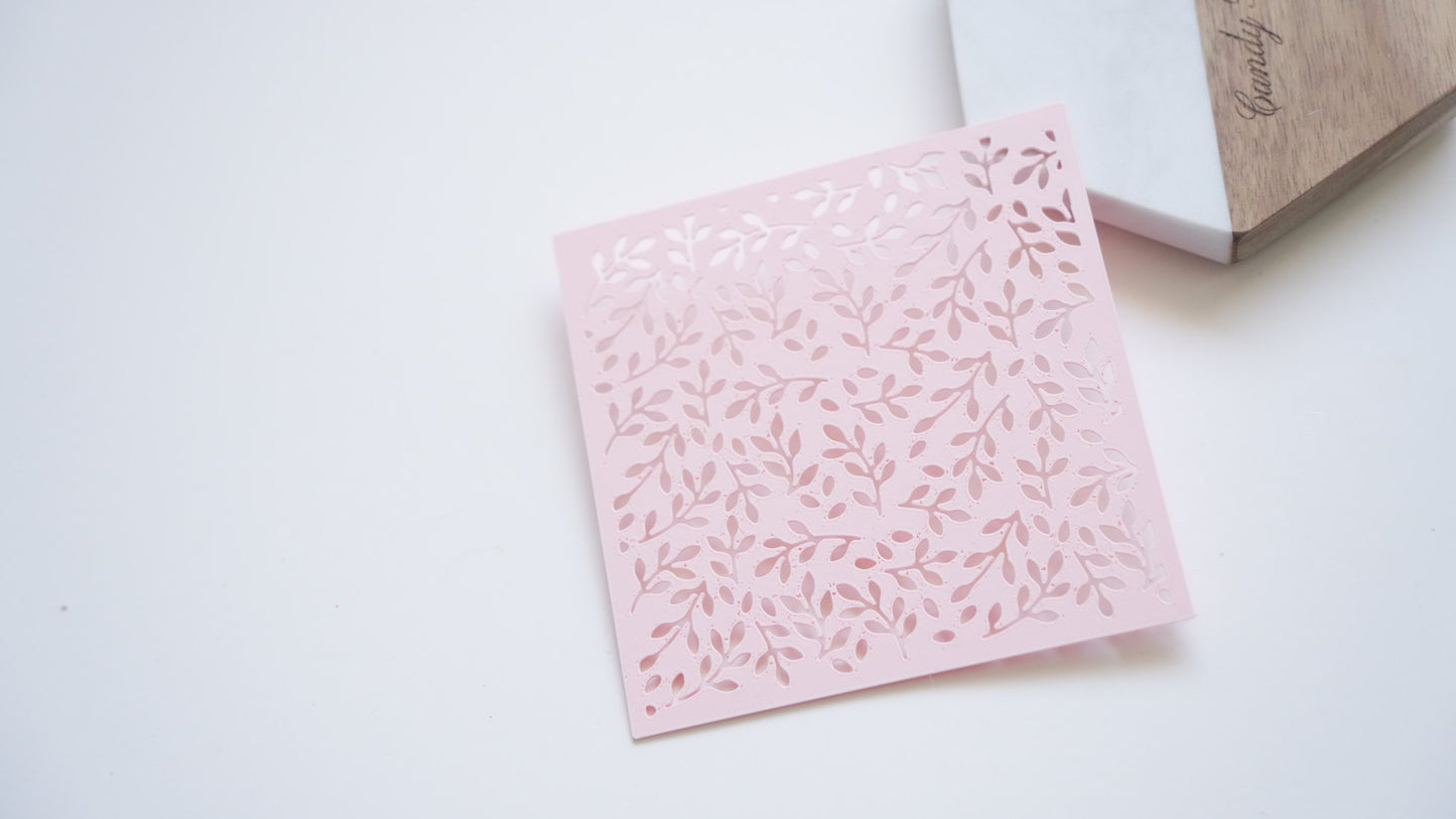 Sablon/Stencil - Flower