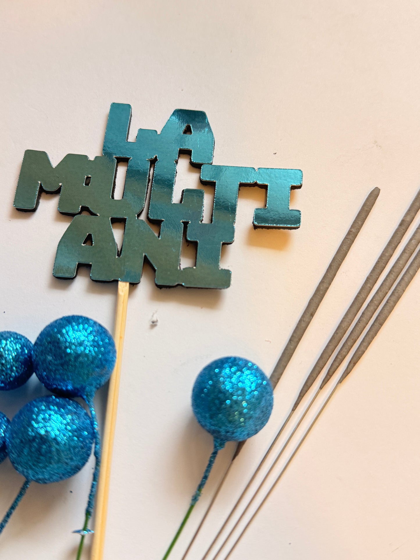 Set aniversar - Albastru lucios