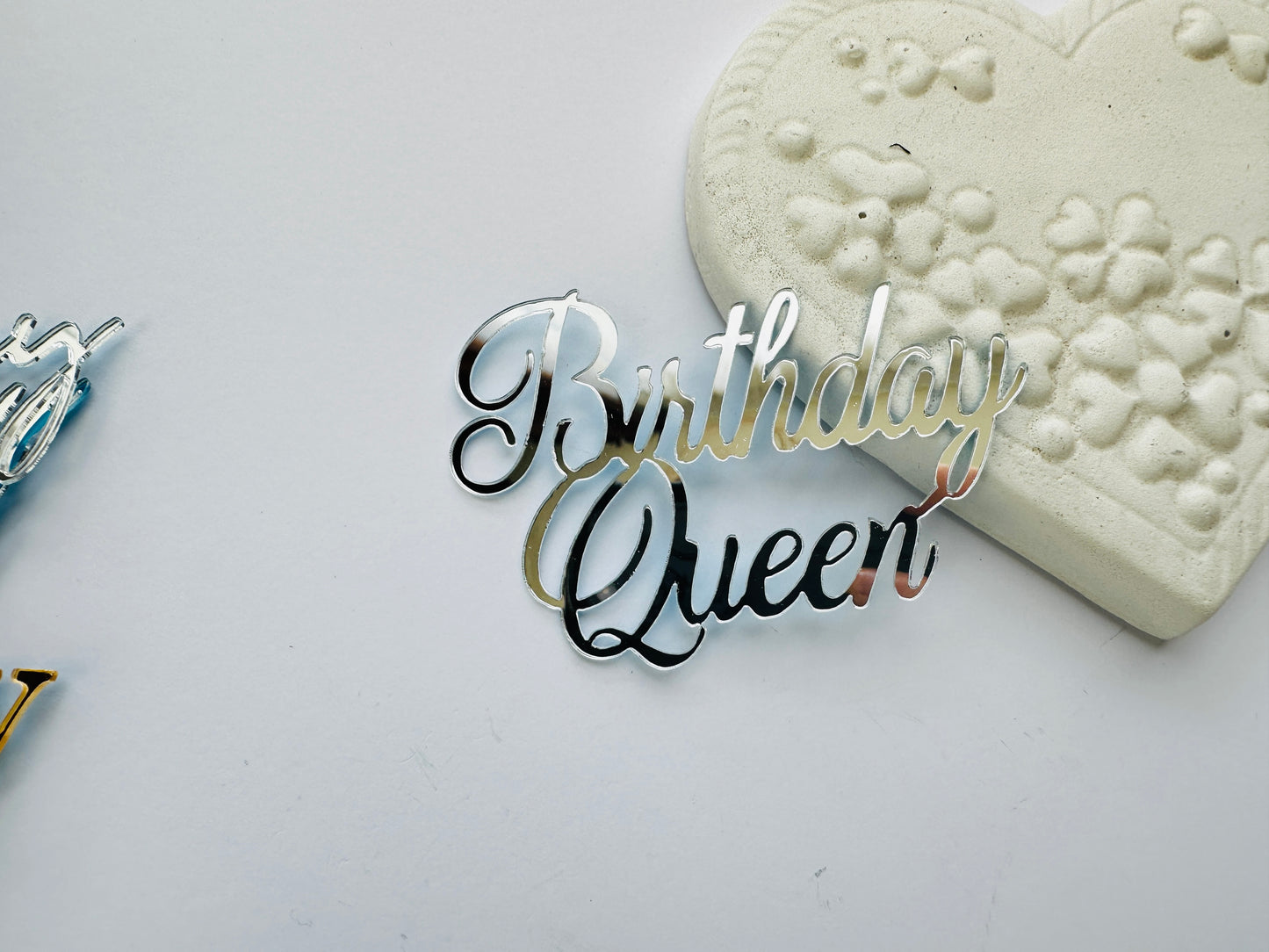 Birthday Queen - Argintiu - Curly
