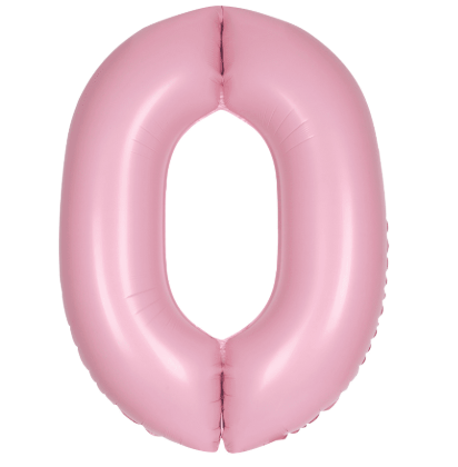 Balon cifra - roz - 80 cm