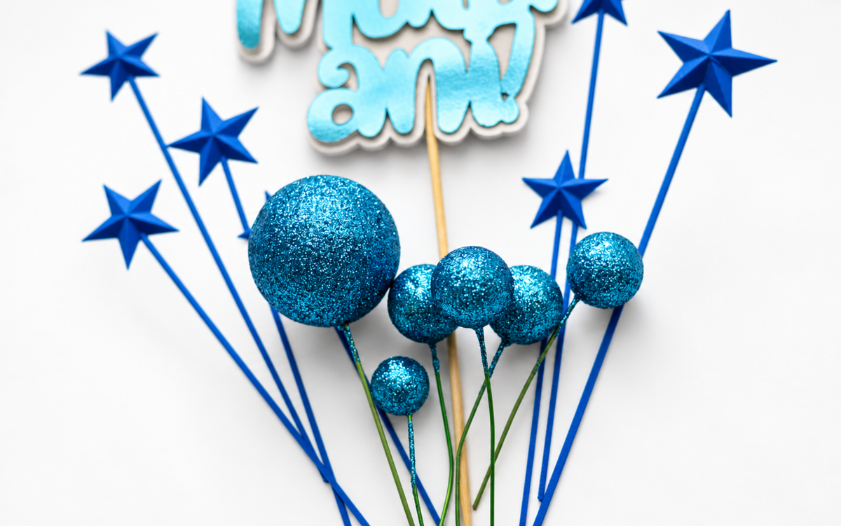 Set aniversar - blue stars