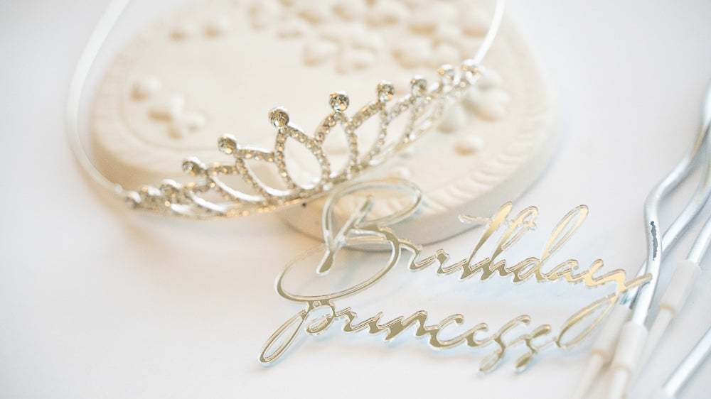 Set Printesa - Birthday - Silver