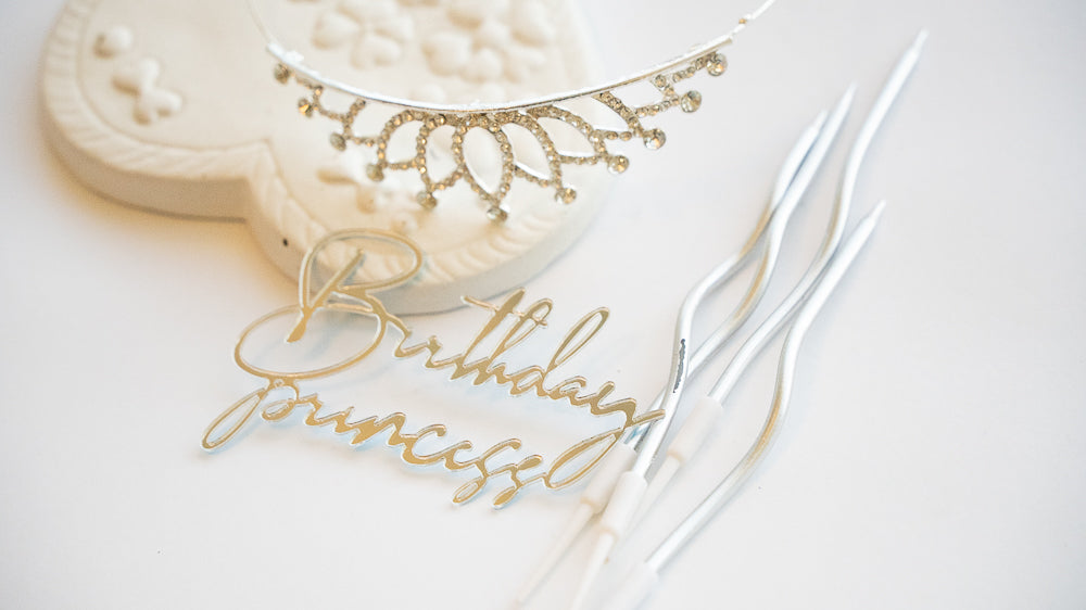 Set Printesa - Birthday - Silver
