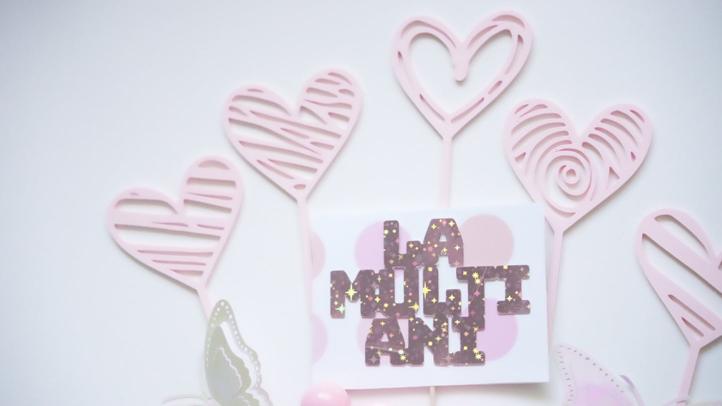 Special Candy - Set - La multi ani Pink Fluturi