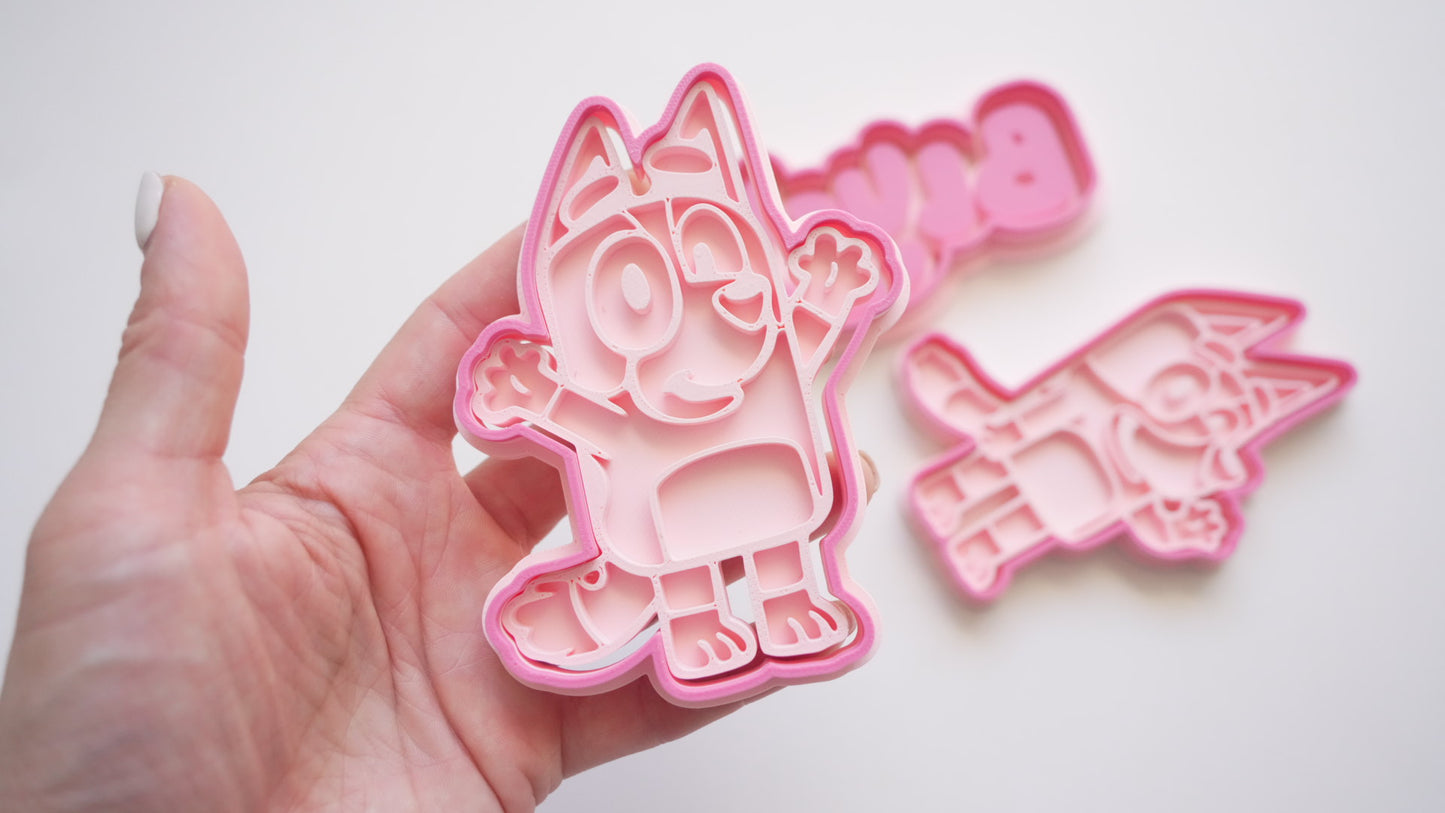 Special Candy - Set - Decupatoare și ștampilă Bluey