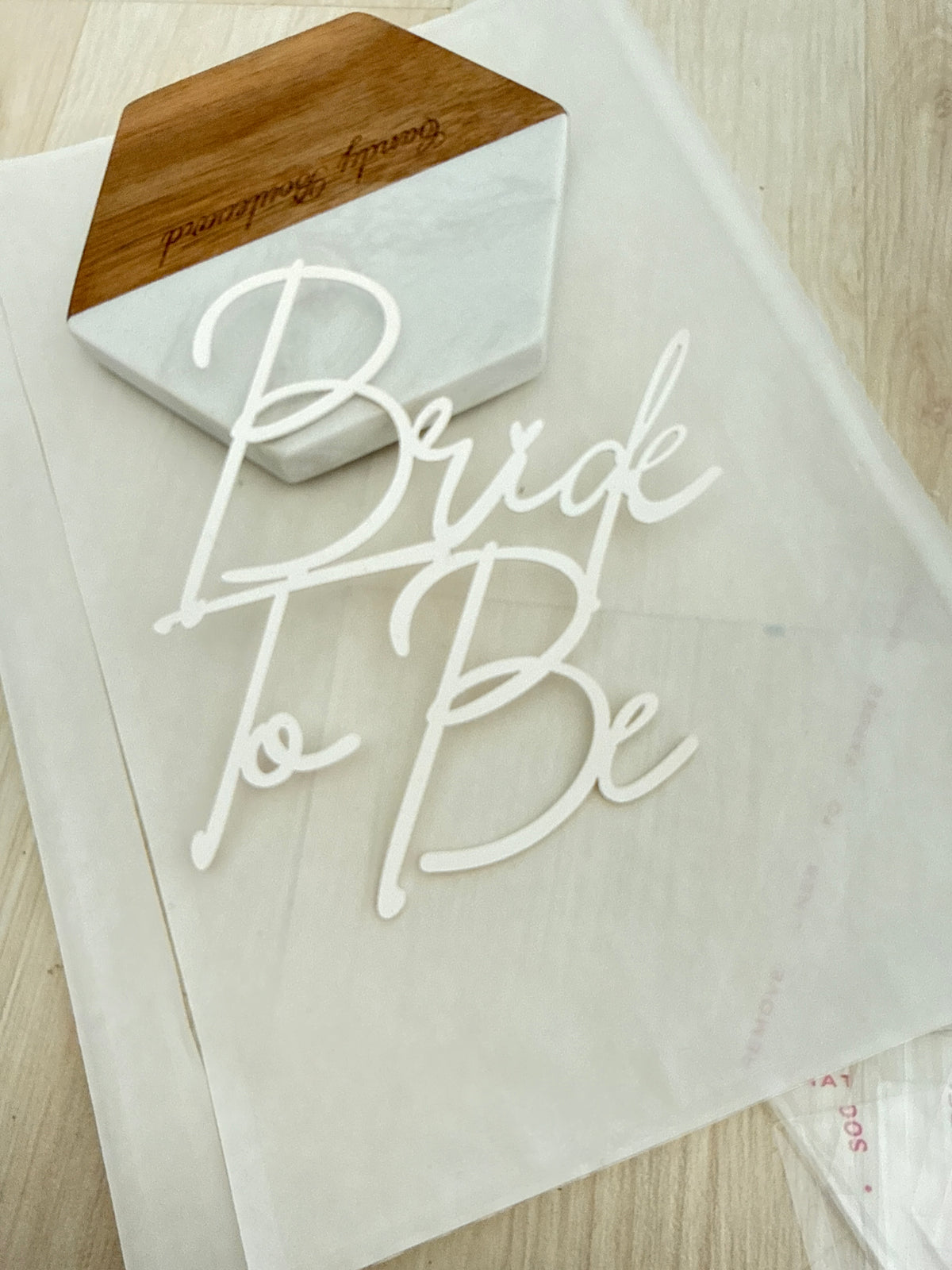 Silueta - Bride to Be 2 alb