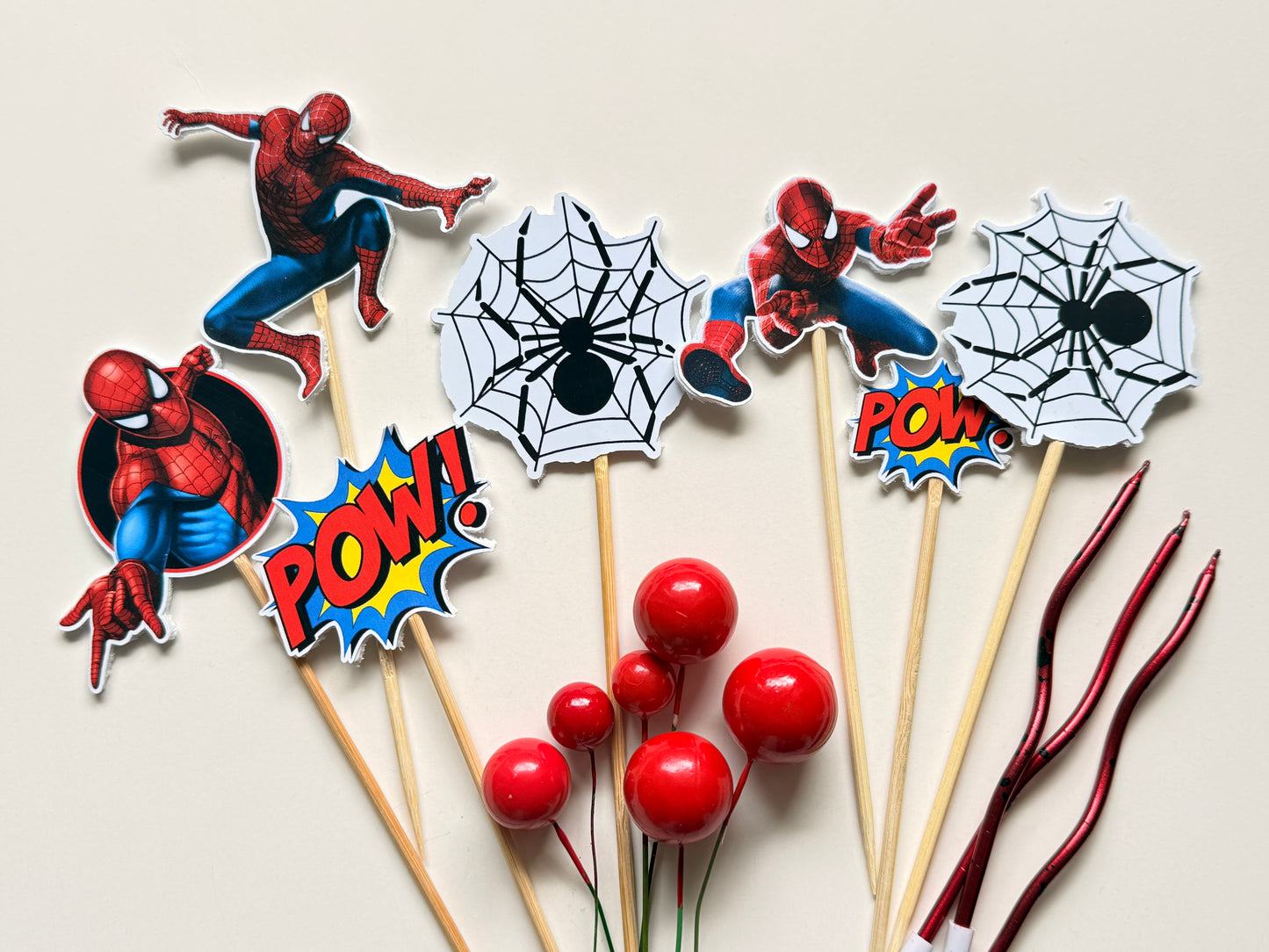 Special Candy - Set - Spiderman red