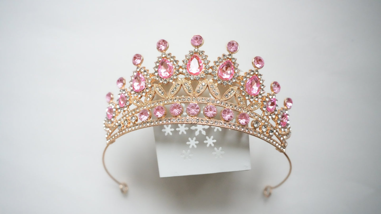 Diadema - Auriu Roz Lacrima