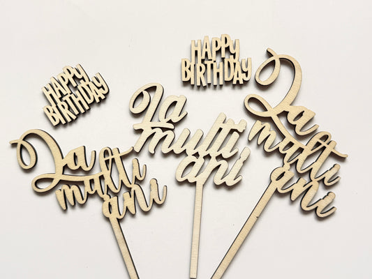 Special Candy - Set - La multi ani - lemn
