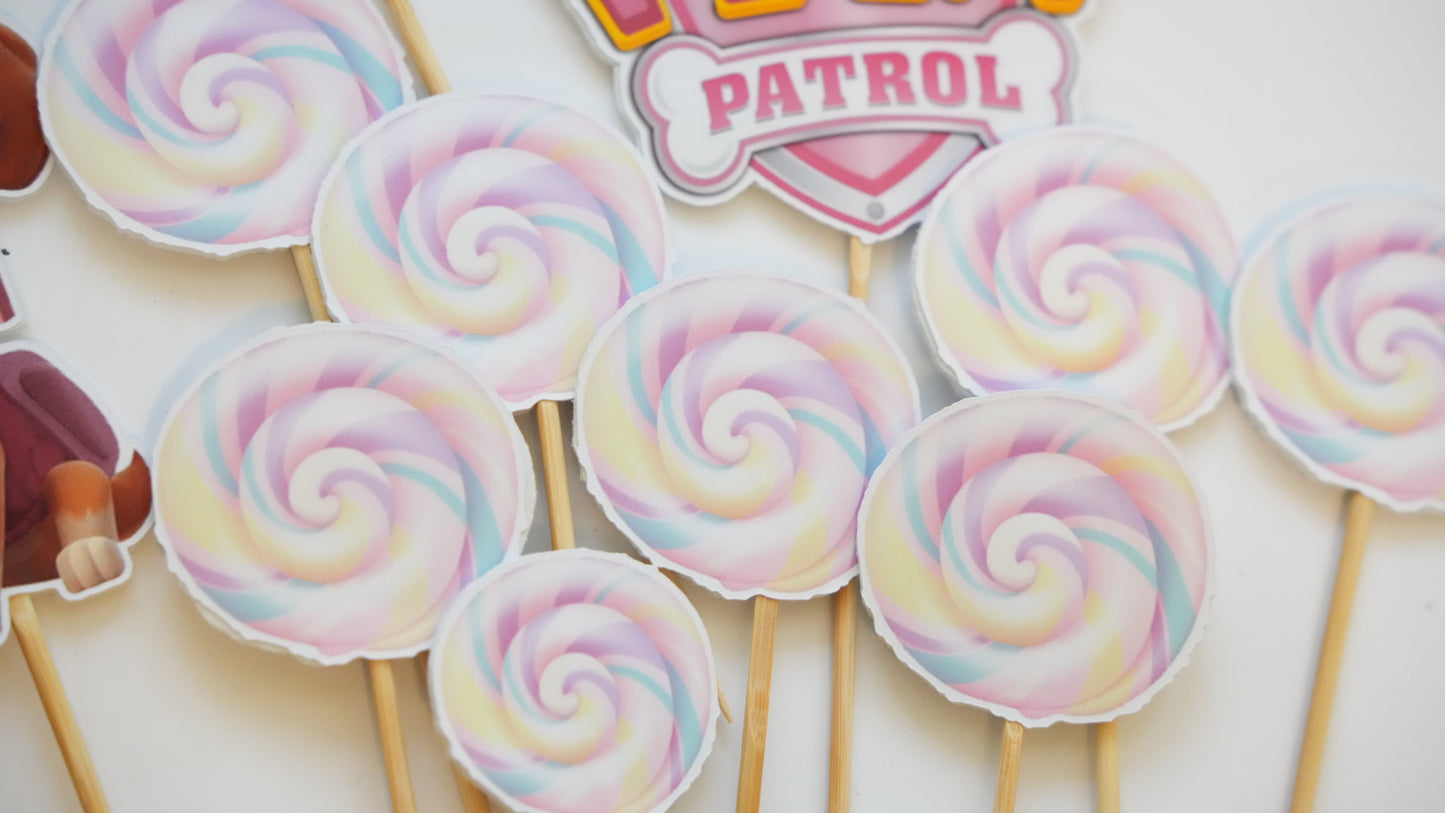 Paw Patrol - pink lollipop