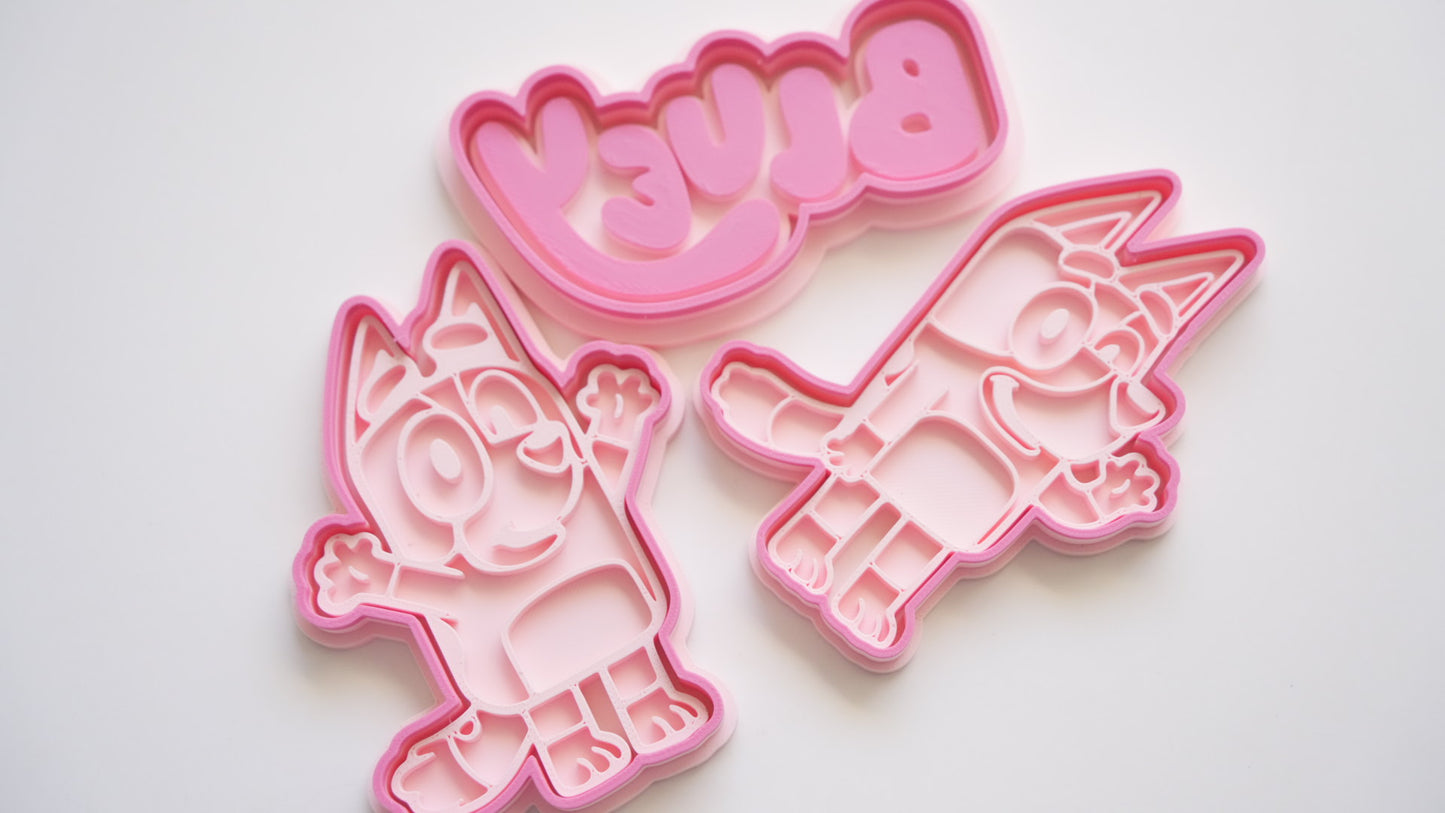 Special Candy - Set - Decupatoare și ștampilă Bluey