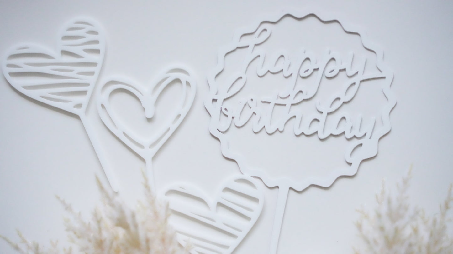 Special Candy - Set - Happy Birthday White