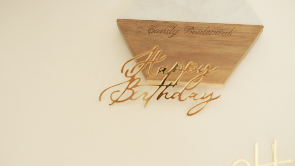 Happy Birthday  - caligrafic 3