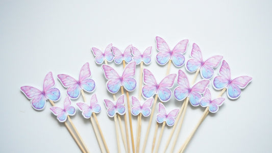 Fluturi - pastel print