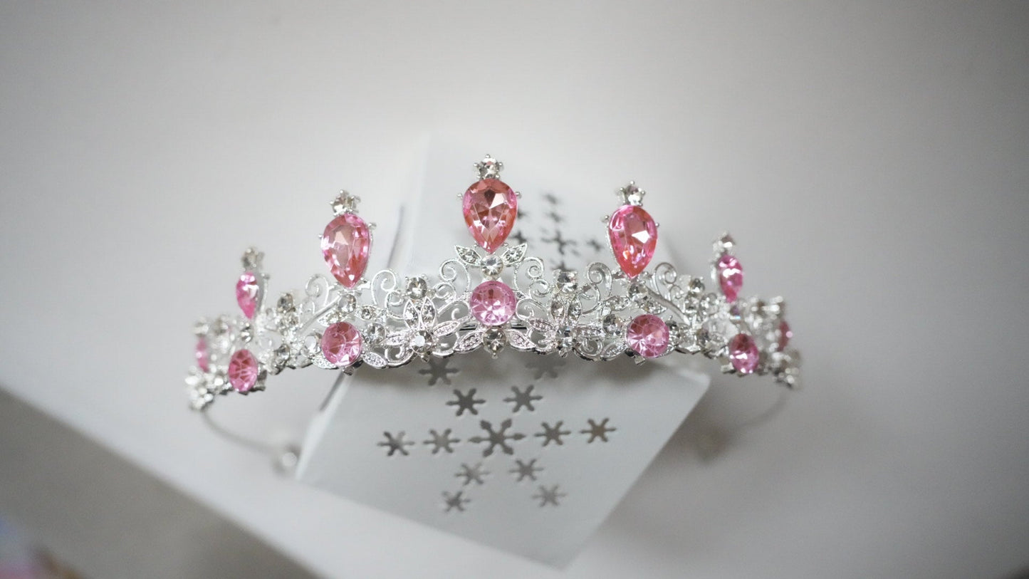 Diadema - Argintiu Roz subtire