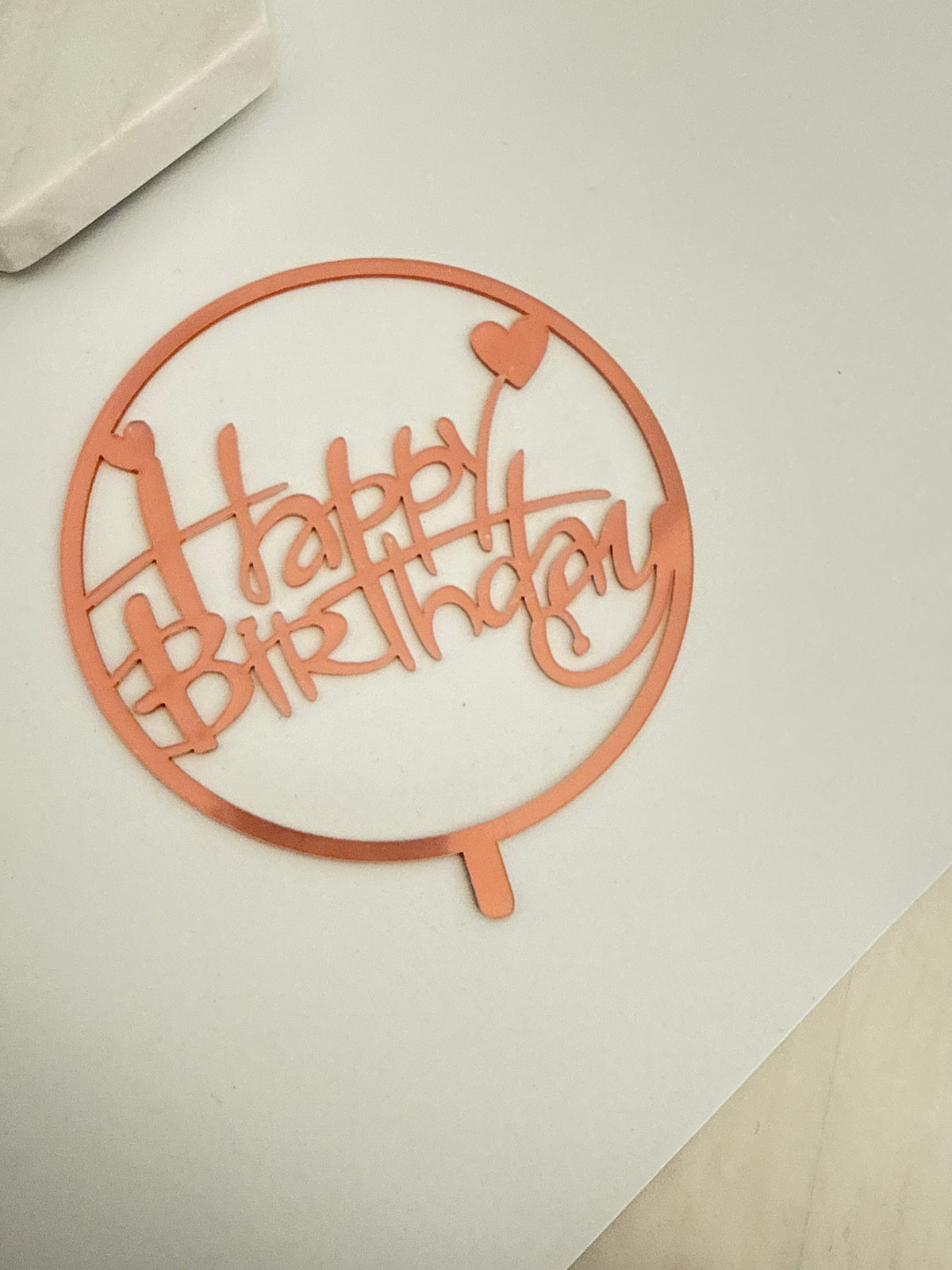 Happy Birthday - rose cerc