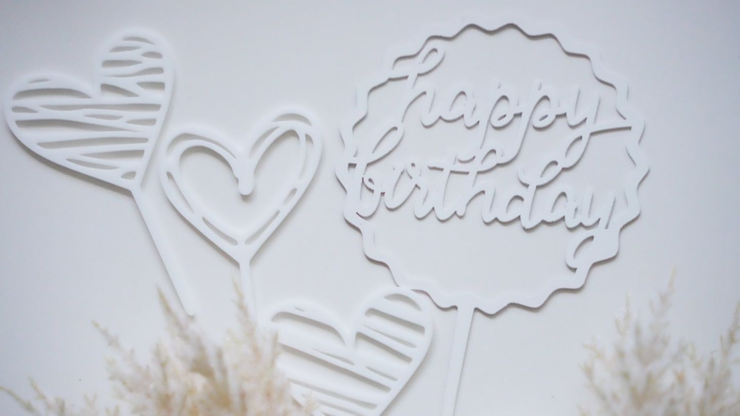 Special Candy - Set - Happy Birthday White
