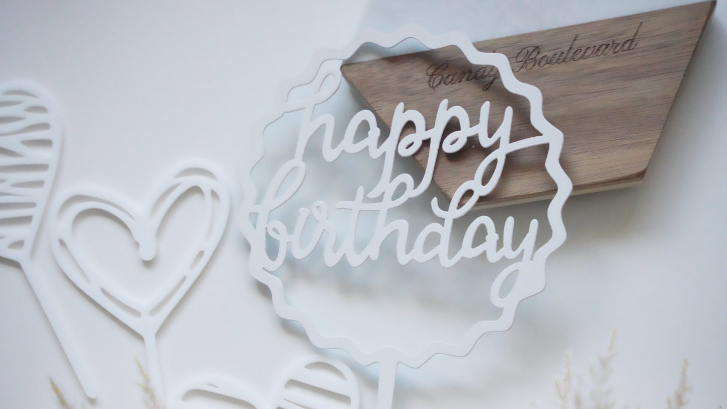 Special Candy - Set - Happy Birthday White