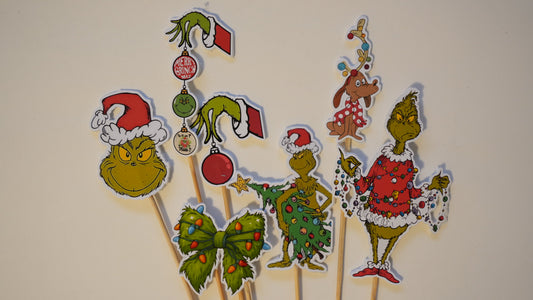 Craciun - Grinch Bow