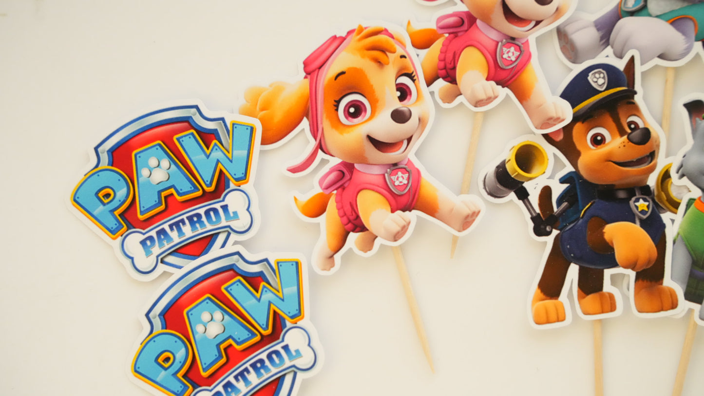 Mini toppere -  Paw Patrol