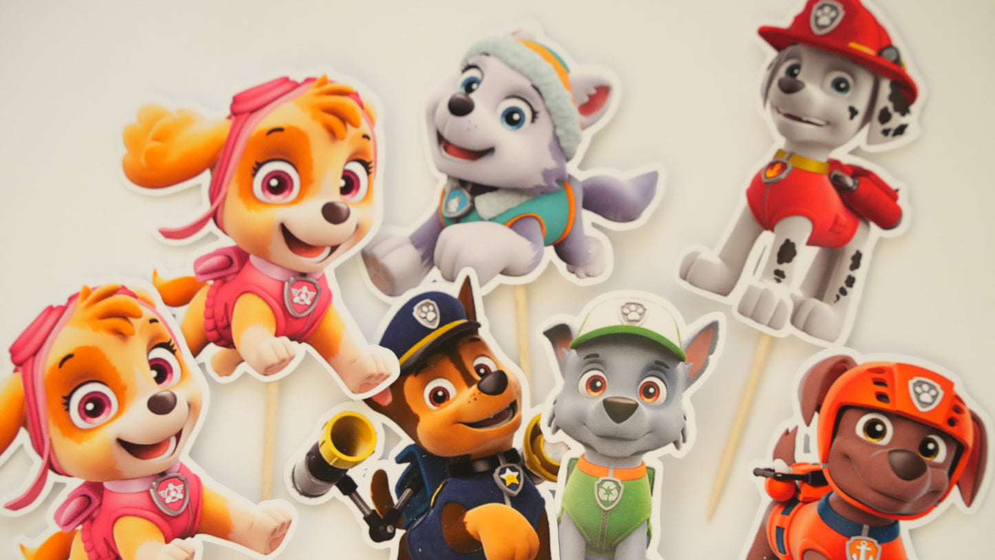 Mini toppere -  Paw Patrol