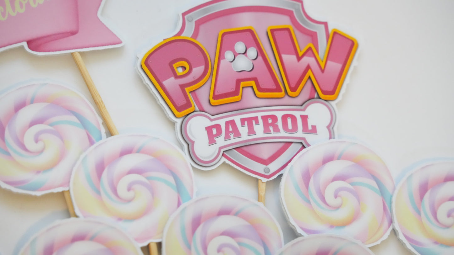 Paw Patrol - pink lollipop