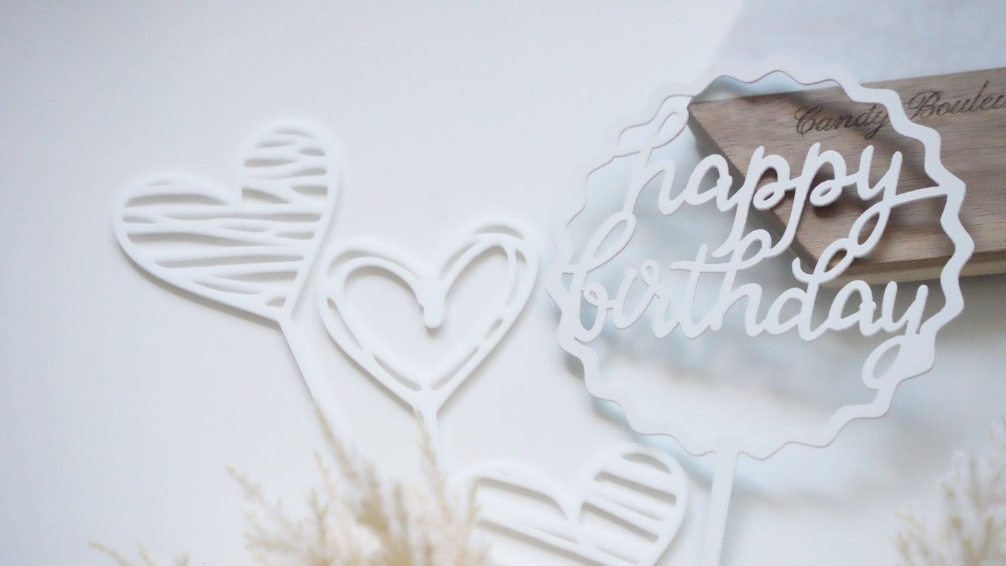 Special Candy - Set - Happy Birthday White