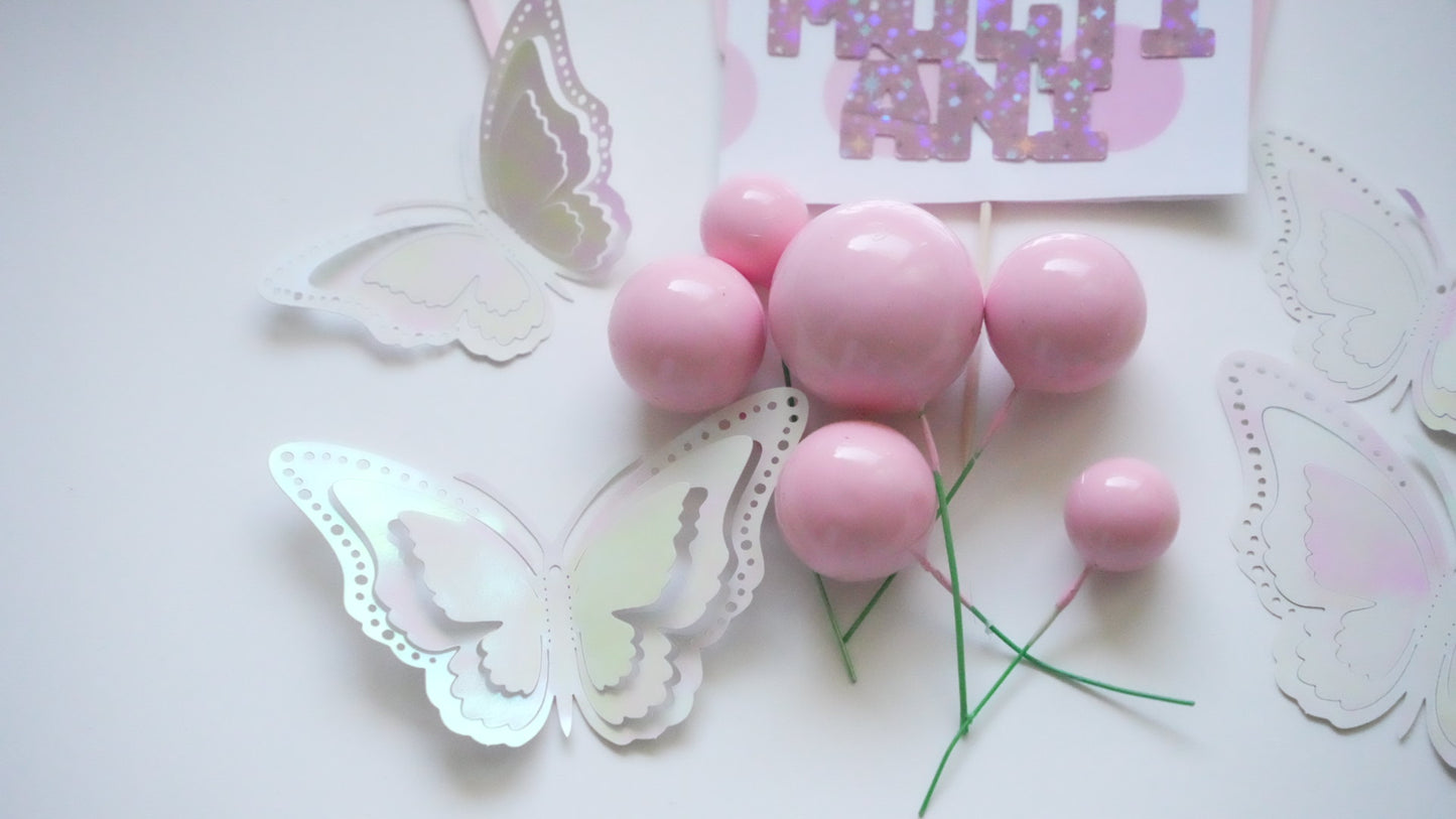 Special Candy - Set - La multi ani Pink Fluturi