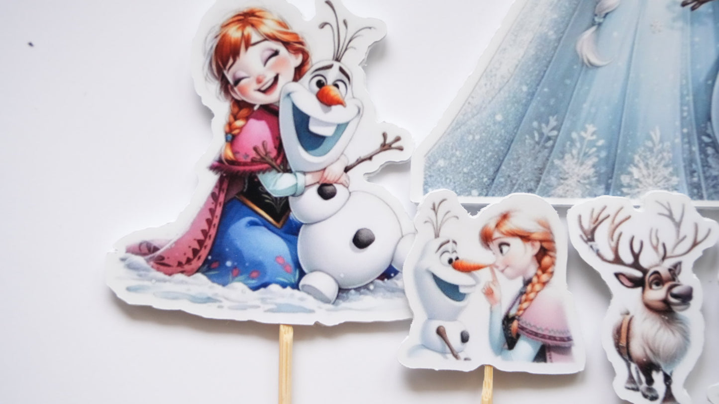 Decorațiune tort Frozen Baby, ideală pentru torturi copii