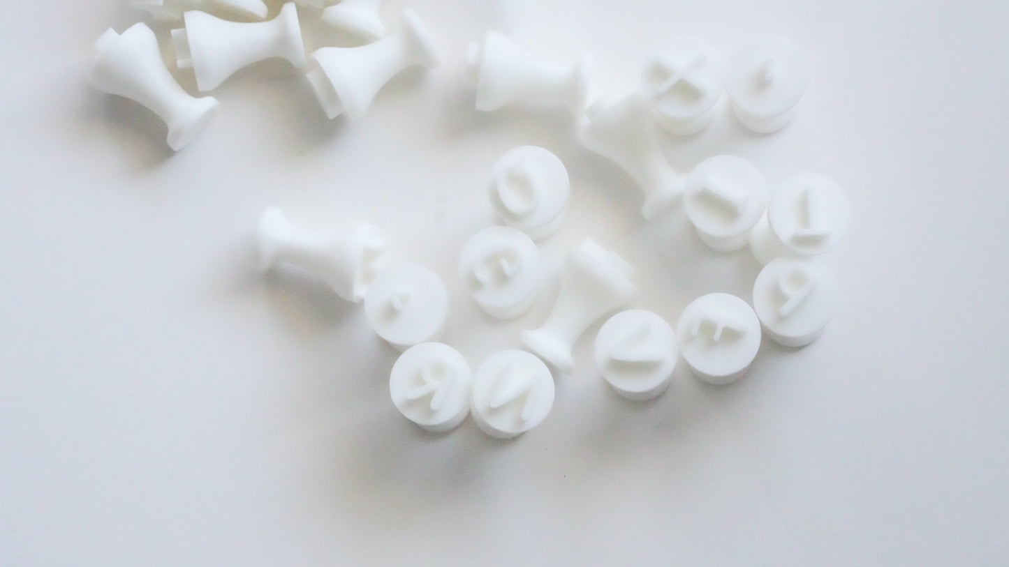 Special Candy - Set - Stampile alfabet - litere mari