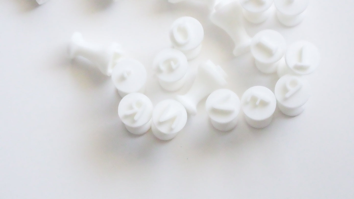 Special Candy - Set - Stampile alfabet - litere mari