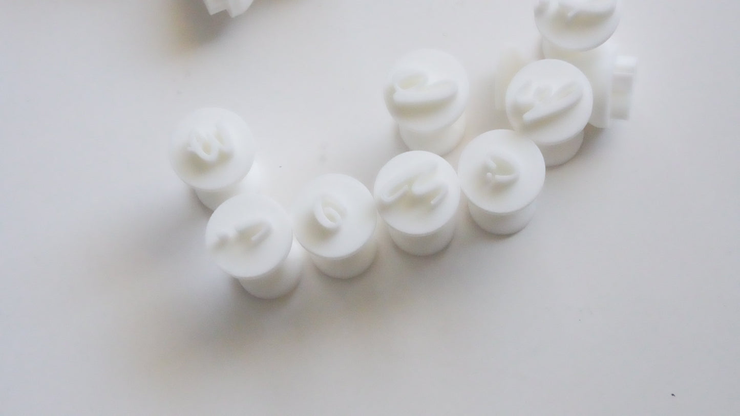 Special Candy - Set - Stampile alfabet - litere mici caligrafice
