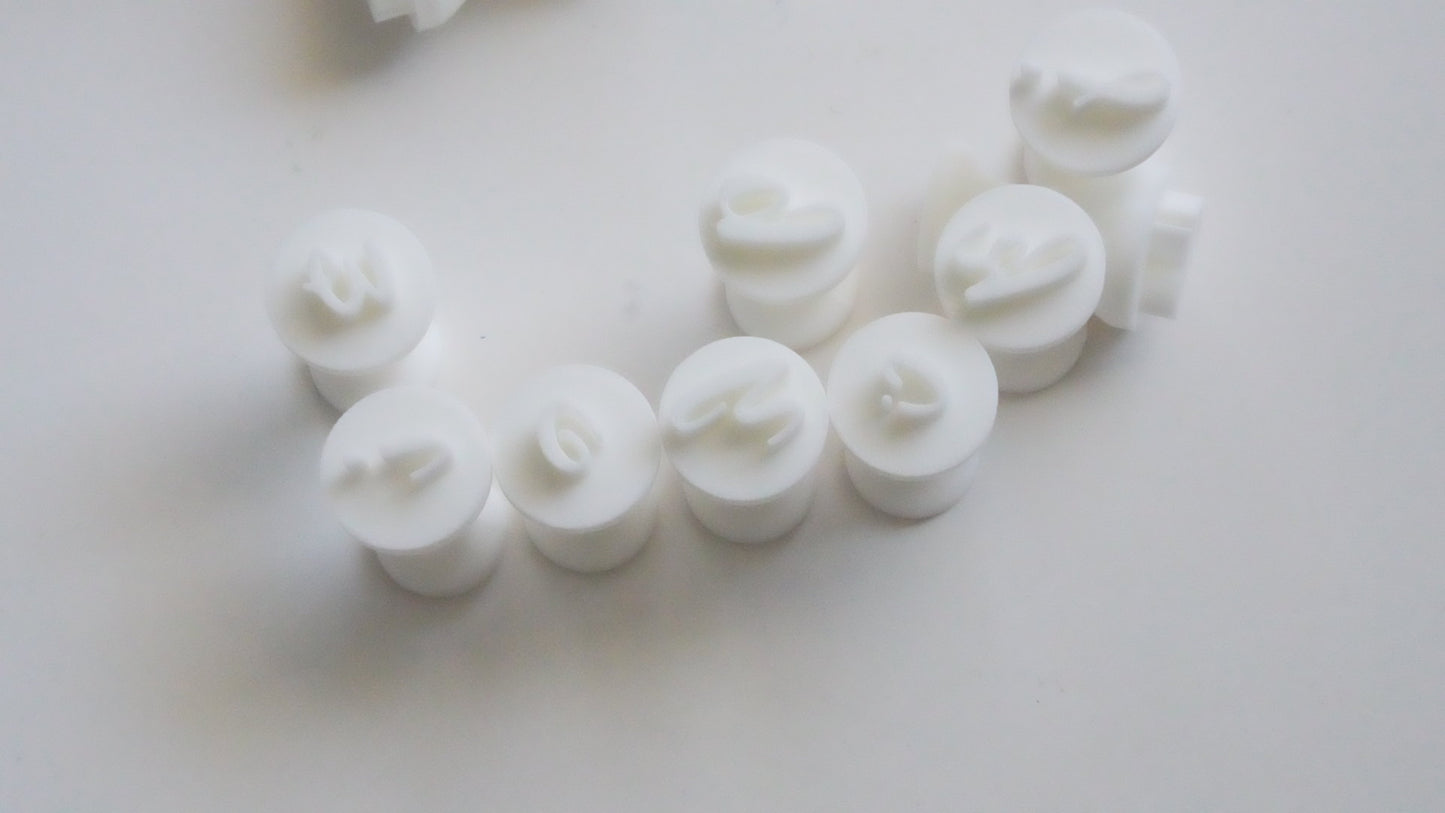 Special Candy - Set - Stampile alfabet - litere mici caligrafice