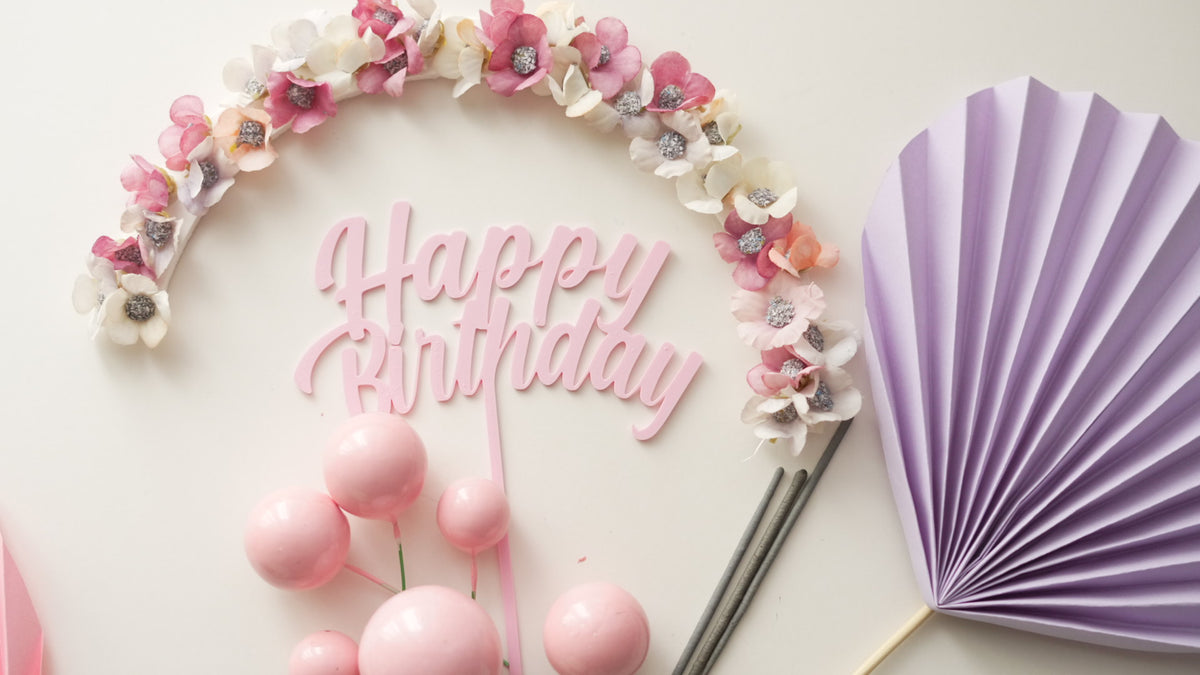 Special Candy - Set - Happy Birthday pink