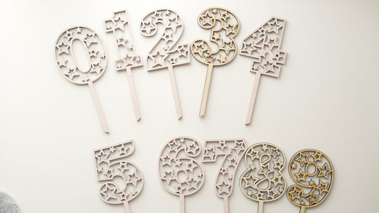 Special Candy - Set - Cifre de lemn