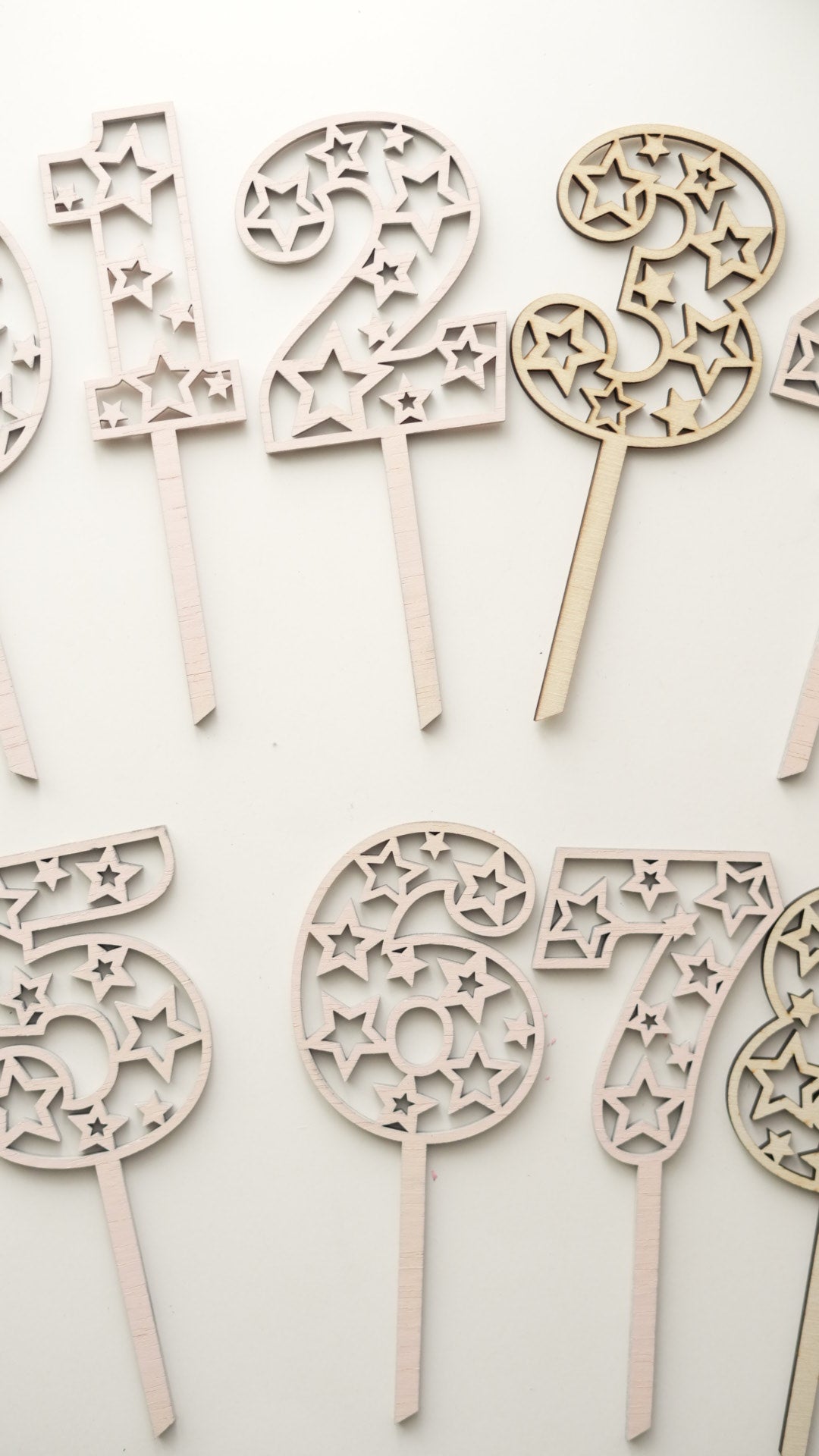 Special Candy - Set - Cifre de lemn