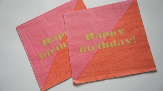 Servetele - Happy BIrthday