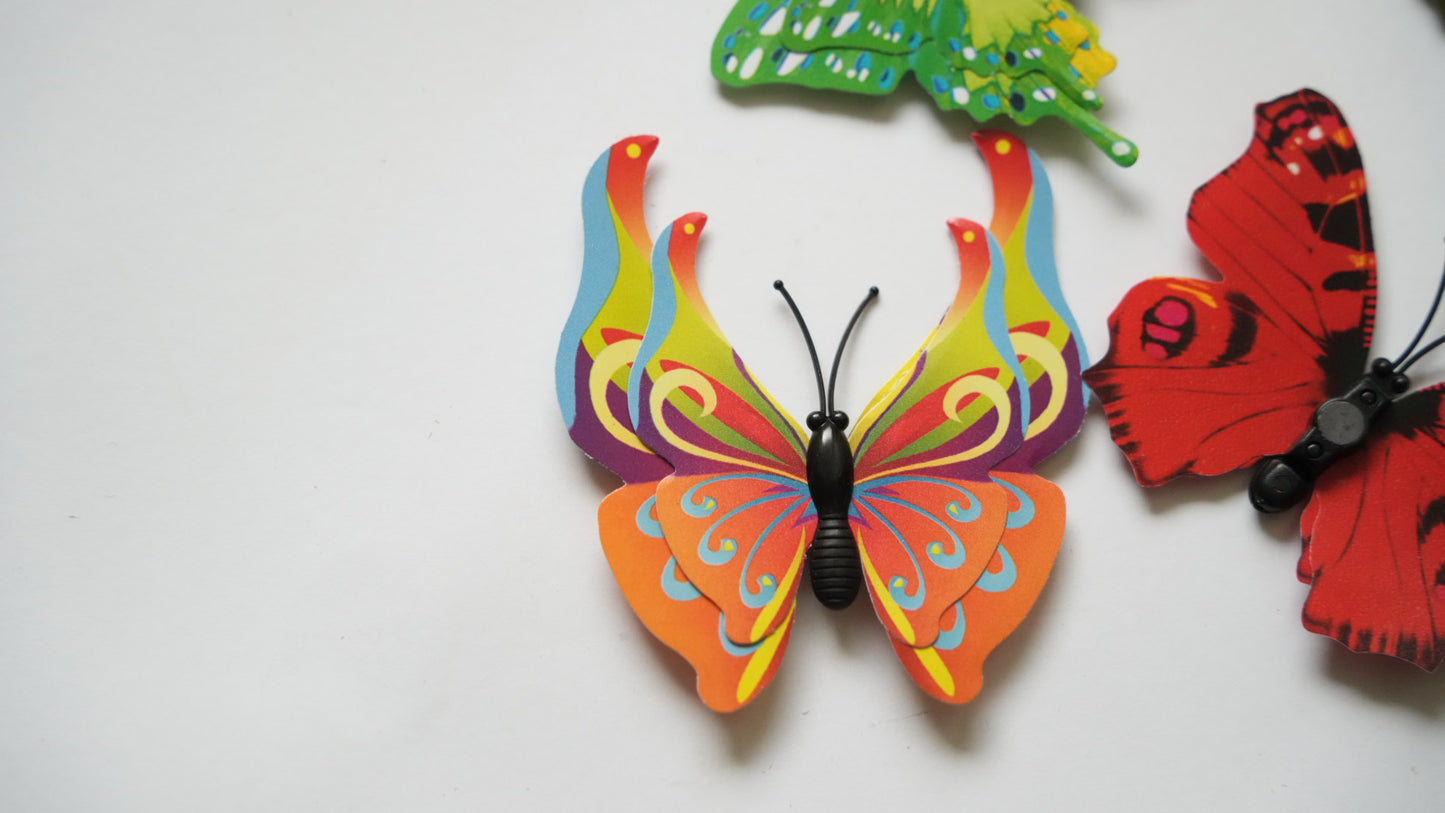 Fluturi - dublu multicolor