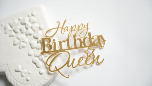 Birthday Queen - auriu straight