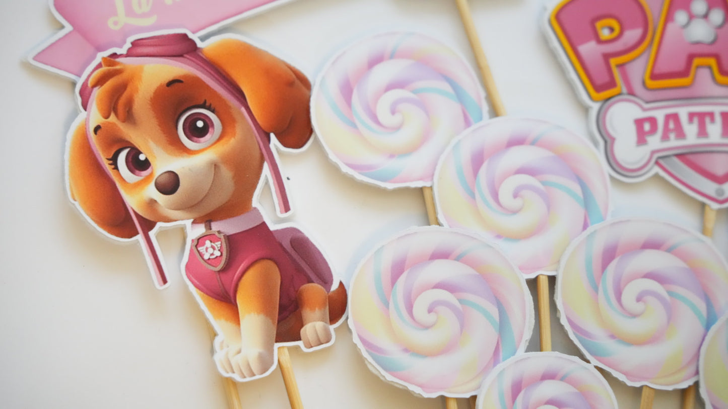 Paw Patrol - pink lollipop