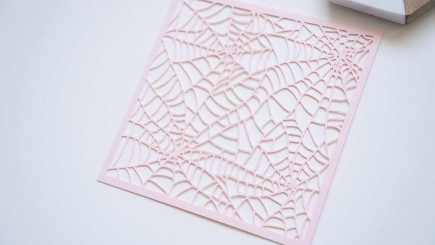 Sablon/Stencil  - Panza de paianjen spider