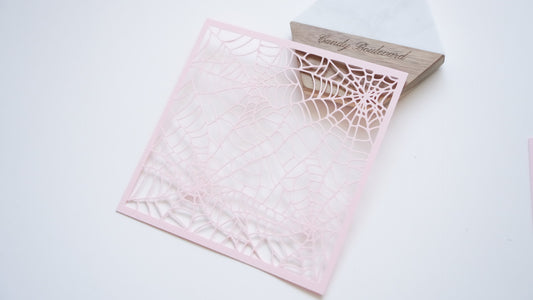 Sablon/Stencil  - Panza de paianjen spider