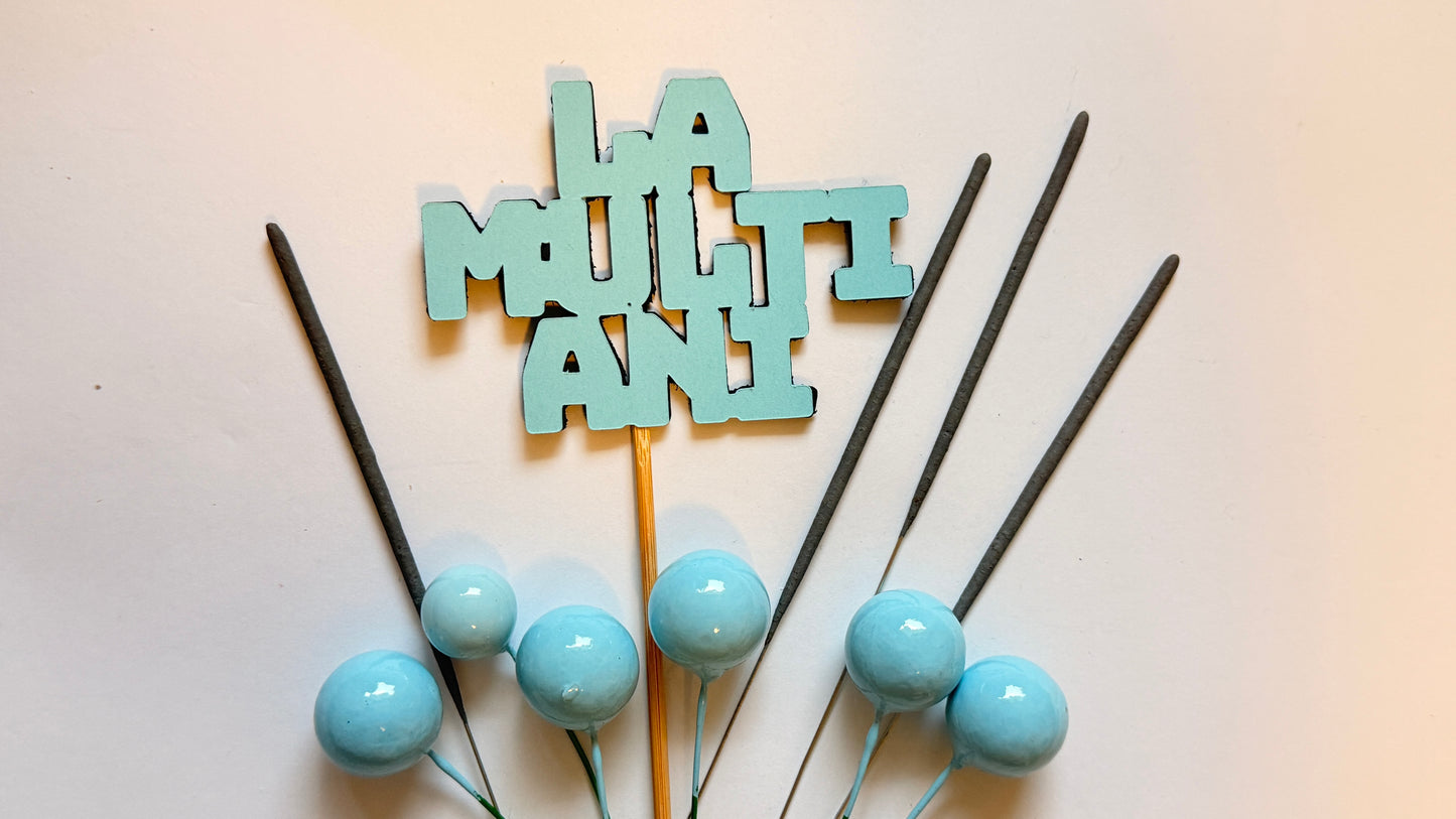 Set aniversar - Albastru deschis