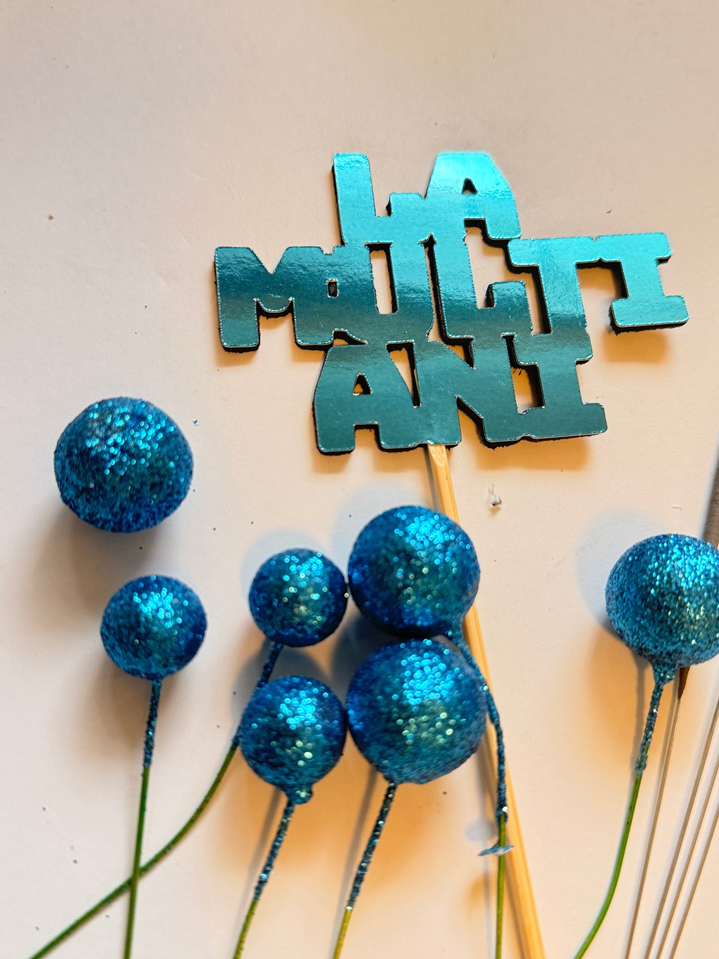 Set aniversar - Albastru lucios