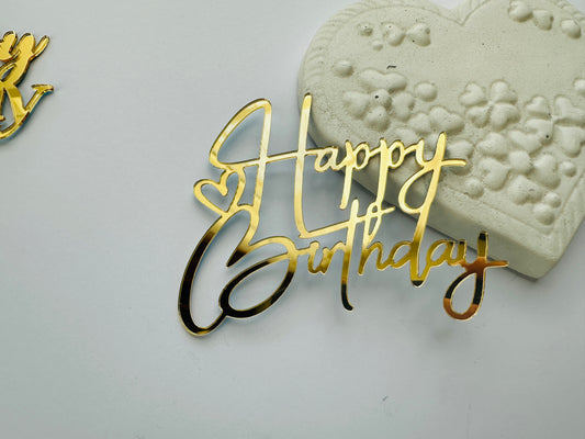 Happy Birthday - Auriu - Inima